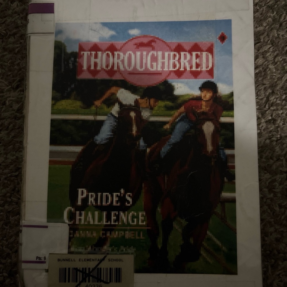 Thoroughbred: Pride's Challenge Book